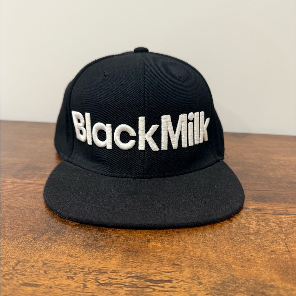 BLACKMILK GALAXY BLACK WHITE SNAPBACK BASEBALL HAT CAP OS women’s